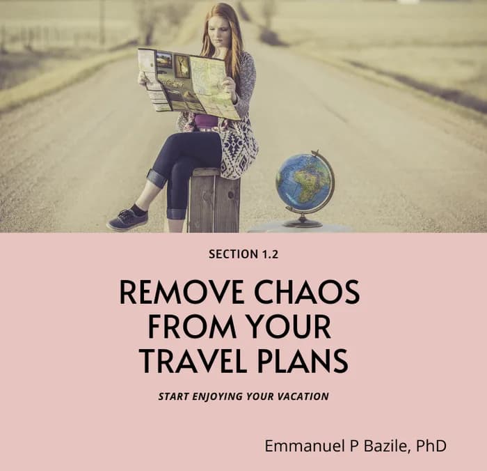Cover of Remove Chaos from your Travel Plans