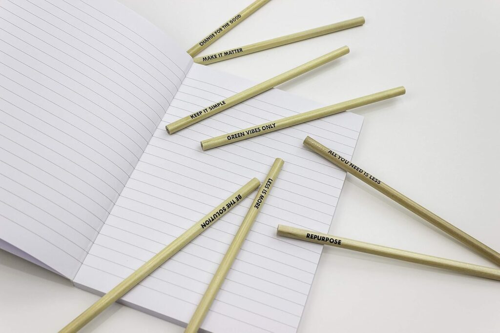 Eco Nature - Stationery Kit - Stationary Supplies - School Supplies  University Essentials - Eco Nature Natural Pencils - Pack of 8