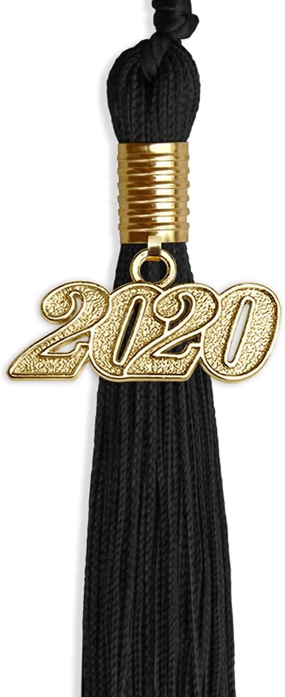 Endea Graduation Single Color Tassel with Gold Date Drop (Light Blue, 2025)