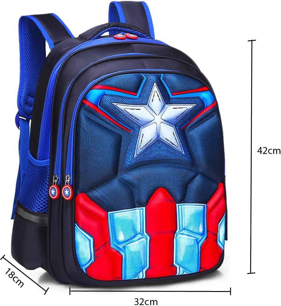 ItsyWorld School Backpack | Back to School Boys Kids school bag | Waterproof | School Bag for boys | Suitable for Primary, Secondary, Highschool, University