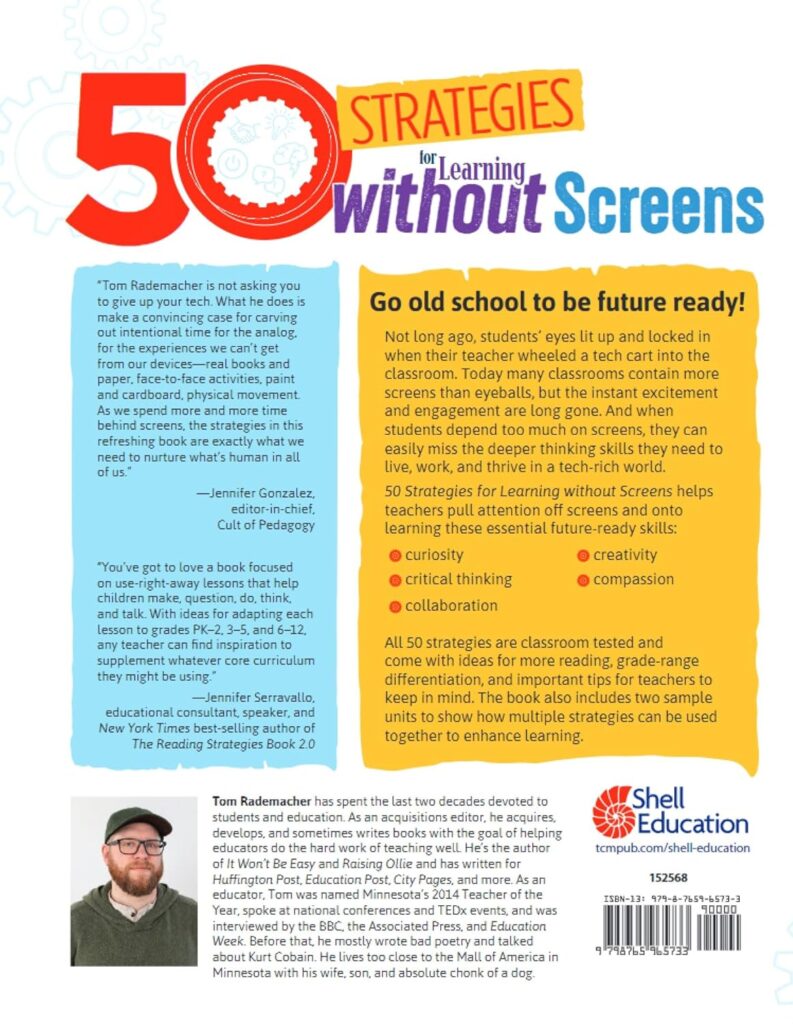 Shell Education 50 Strategies for Learning Without Screens     Paperback – 2 July 2024